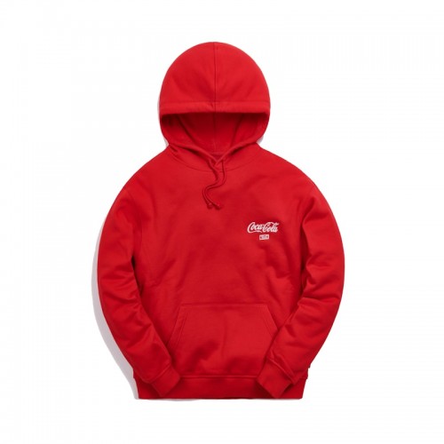 Kith x Coca-Cola Ribbon Logo Hoodie Red