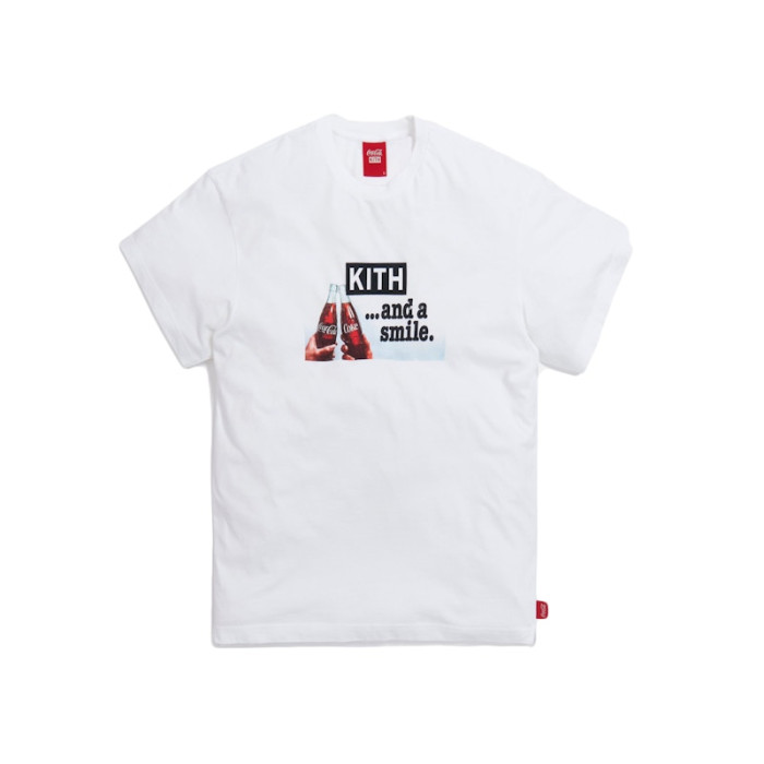 Kith x Coca-Cola Smile Vintage Tee White Kith x Coca-Cola Smile Vintage Tee White