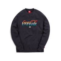Kith x Coca-Cola Striped Crewneck Black