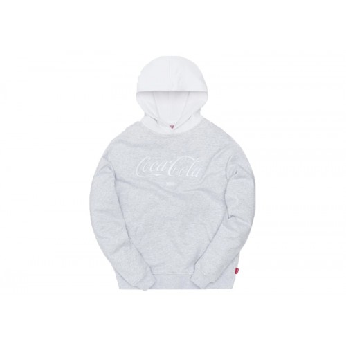 Kith x Coca-Cola Surfboard Williams II Hoodie Light Heather Grey