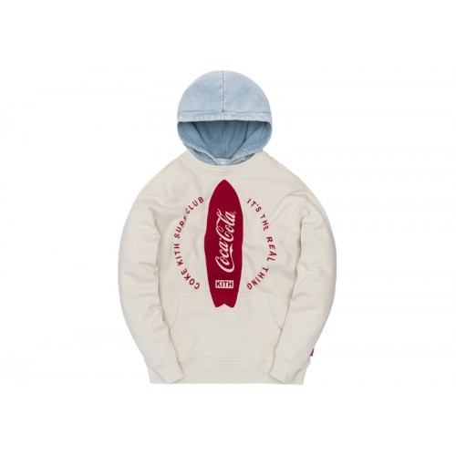 Kith x Coca-Cola Surfboard Williams II Hoodie Turtledove