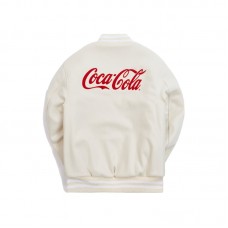 Kith x Coca-Cola x Golden Bear Varsity Bomber Natural