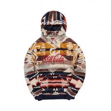 Kith x Coca-Cola x Pendleton Terry Williams 3 Hoodie Ivory/Multi
