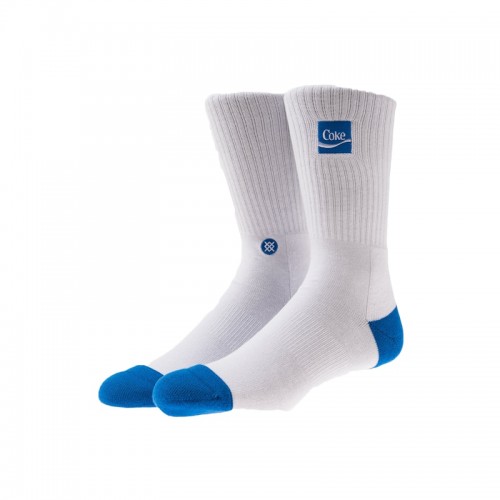 Kith x Coca-Cola x Stance Crew Sock White/Blue