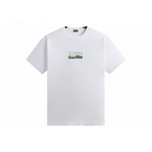 Оригинальный шмот Kith x Columbia Big Sur Classic Logo Tee White