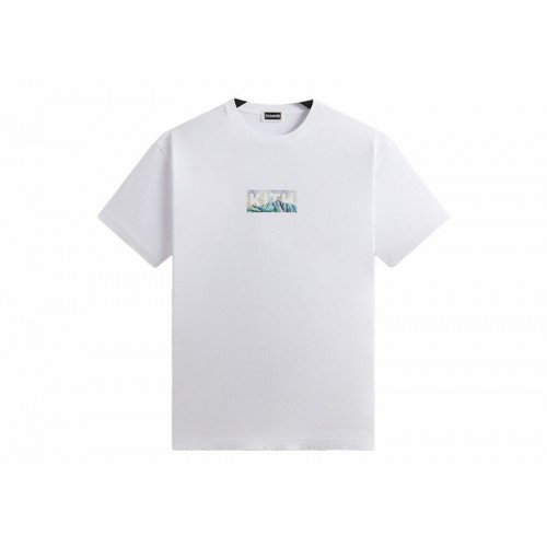 Оригинальный шмот Kith x Columbia Lake Tahoe Classic Logo Tee White