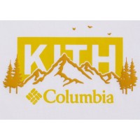 Kith x Columbia Landscape Classic Logo Tee Opulence