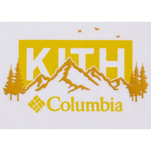 Оригинальный шмот Kith x Columbia Landscape Classic Logo Tee Opulence