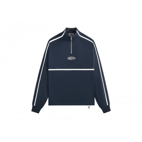Kith x Columbia Reflective Funnel Neck Quarter Zip Nocturnal