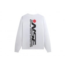 Kith x Columbia Skier Vintage Long Sleeve Tee White