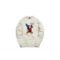 Kith x Disney 40s Fantasia Classic Logo Crewneck Turtledove