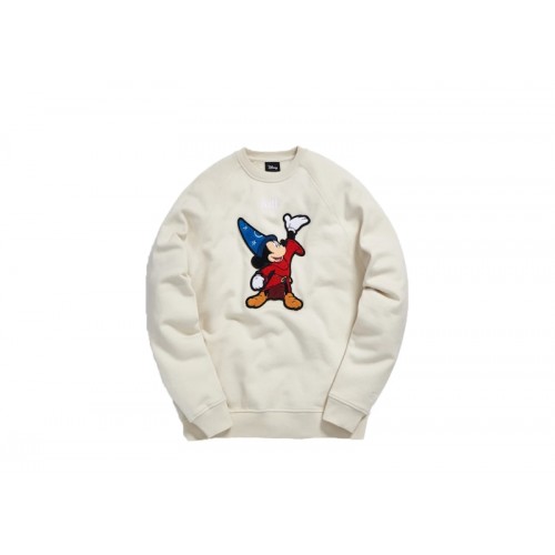 Kith x Disney 40s Fantasia Classic Logo Crewneck Turtledove