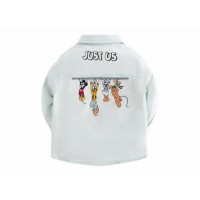 Kith x Disney Baby Mickey & Friends Chambray Apollo Shirt Light Indigo