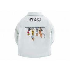 Kith x Disney Baby Mickey & Friends Chambray Apollo Shirt Light Indigo