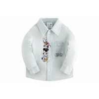 Kith x Disney Baby Mickey & Friends Chambray Apollo Shirt Light Indigo