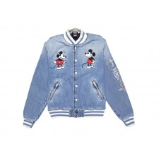 Kith x Disney Denim Varsity Jacket Indigo