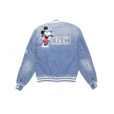 Kith x Disney Denim Varsity Jacket Indigo