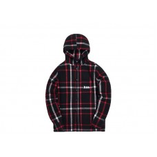 Kith x Disney Hooded Wool Plaid Ginza Black