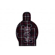 Kith x Disney Hooded Wool Plaid Ginza Black