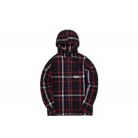 Kith x Disney Hooded Wool Plaid Ginza Black