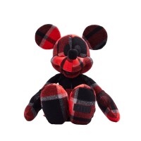 Kith x Disney Large Mickey Plush Plaid