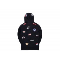 Kith x Disney Mickey AOP Patch Hoodie Black