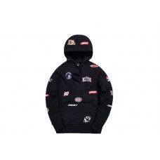Kith x Disney Mickey AOP Patch Hoodie Black