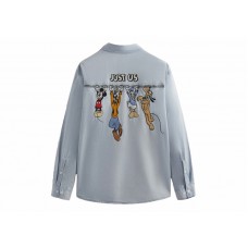 Kith x Disney Mickey & Friends Chambray Apollo Shirt Light Indigo