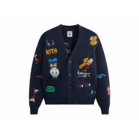 Kith x Disney Mickey & Friends Chunky Yarn Cardigan Nocturnal