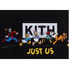 Kith x Disney Mickey & Friends Family Crewneck Black