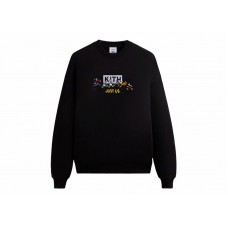 Kith x Disney Mickey & Friends Family Crewneck Black