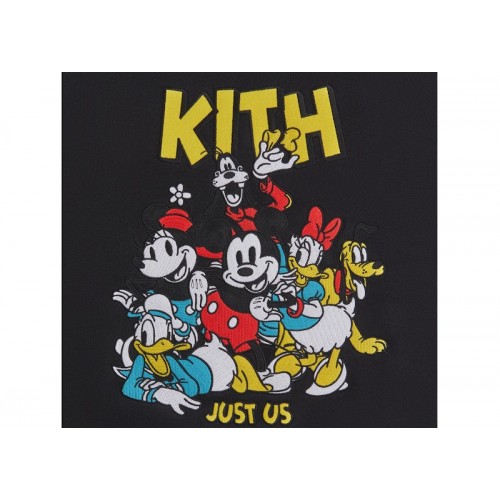 Kith x Disney Mickey & Friends Forever Vintage Crewneck Black
