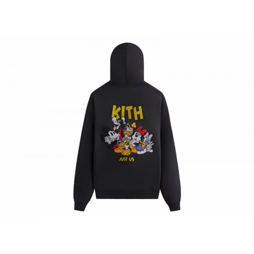 Kith x Disney Mickey & Friends Just Us Williams III Hoodie Black