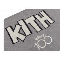 Kith x Disney Mickey & Friends Knitted Mickey Scarf Light Heather Grey
