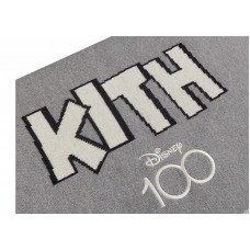 Kith x Disney Mickey & Friends Knitted Mickey Scarf Light Heather Grey
