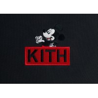 Kith x Disney Mickey & Friends Mickey Classic Logo Hoodie Black