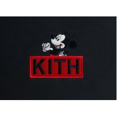 Kith x Disney Mickey & Friends Mickey Classic Logo Hoodie Black