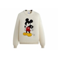 Kith x Disney Mickey & Friends Mickey Crewneck Sweater Sandrift