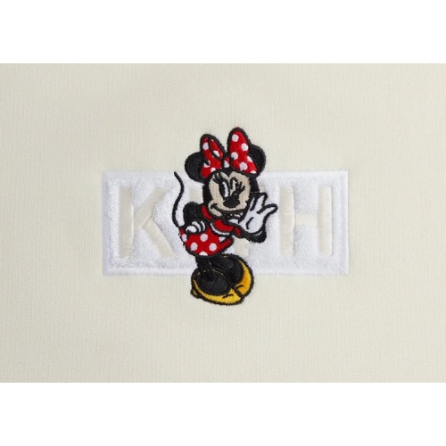 Kith x Disney Mickey & Friends Minnie Classic Logo Crewneck Sandrift