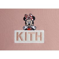 Kith x Disney Mickey & Friends Minnie Classic Logo Hoodie French Clay
