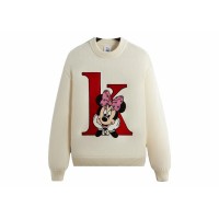 Kith x Disney Mickey & Friends Minnie K Crewneck Sweater Sandrift
