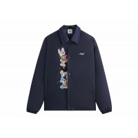 Kith x Disney Mickey & Friends Nylon Coaches Jacket Nocturnal