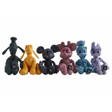 Kith x Disney Mickey & Friends Plush Set (6 Pack) Multi