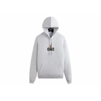 Kith x Disney Mickey & Friends Pluto Classic Logo Hoodie Light Heather Grey