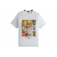 Kith x Disney Mickey & Friends Poster Vintage Tee White