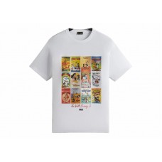 Kith x Disney Mickey & Friends Poster Vintage Tee White