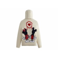 Kith x Disney Mickey & Friends Sherpa Hoodie Sandrift