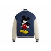 Kith x Disney Mickey & Friends Wyona Full Zip Sweater Heather Indigo