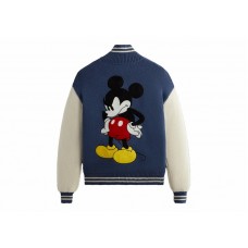 Kith x Disney Mickey & Friends Wyona Full Zip Sweater Heather Indigo