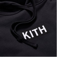 Kith x Disney Mickey Sleeve Patches Hoodie Black
